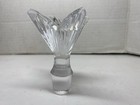 Vintage Large Clear Glass Bottle Stopper