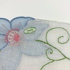 Something Blue Brides Floral Handkerchief Wedding Cottagecore Vintage Madeira 3d