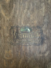Antique Victrola Manufactured By Victor Talking Machine Co Primitive Wooden Lid