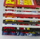 Playboy Magazine Year 2010 Lot Of 9 With Centerfolds 