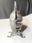 Antique 1800 s Victorian Period Silverplate Clam Shell Biscuit Bun Warmer