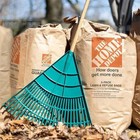 10 Count Home Depot  Paper Lawn   Refuse Bags 2-ply 30 Gallom Capacity 35x16x12