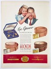 1947 Hickok Belts Cuff Links Tie Clips Fashion Wall Art 40s Vintage Print Ad