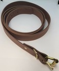5   60   Brown Long Leather Trunk Buckle Strap Chest Steamer Antique Vintage New