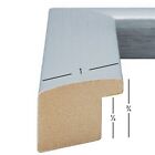Craig Frames Contemporary 1    Brushed Textured Silver Picture Frame 2-pack