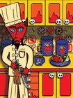 Artwork By Ladi Loera Cocina Del Diabloday Of Thedead Temperedglass Cuttingboard