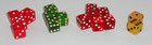 8 Vintage Pair Of Dice   Bakelite  Catalin   Cherry Red Apple Green Butterscotch