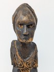Vintage African Tribal Man Hand Carved Wood Sculpture Statue Folk Art Figure