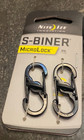 Nite Ize Stainless S-biner Microlock - Black Lot Of 10
