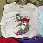 Vintage Y2k Wholesale Clothing Lot Of 5 Pc Reseller Grandma Sweatshirts Bundle