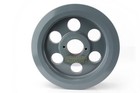 Cast Iron 7 75  Dual Groove Pulley Belt B Section 5l With 1  Sheave Bushing