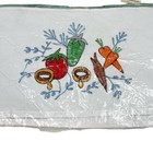 Dora May Vtg 4 Slice Oblong Toaster Cover Quilted Embroidered Vegetables New