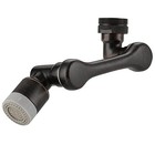 1080   Rotation Faucet Extender Cupc Aerator Universal Bathroom Rotatable Tap 