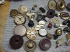Lot Of Vintage Radio  Tv  equipment Knobs Used Midcentury Plastic Rca Philco Etc