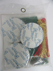 Fibre Craft Shimmer Christmas Cross Stitch Bead Ornament Kit 3  Candle Tree