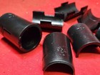 4  Wire Shelf Metro Type Rack  Plastic Split Sleeves  Will Do 4 Legs   5w6
