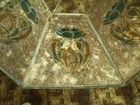 Antique Uno Lamp Shade Replacement Silver Mica Flower   2 By Nym Arts