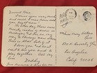 From Vincent Price Estate Handwritten Card To Daughter From New Orleans  69l