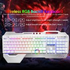 K680 2 4g Keyboard And Mouse Wireless Gaming Combo Rgb Backlit For Pc Mac Laptop