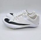 New Men 8 Women 10 Nike Zoom Rival Sprint Track Spikes White   Black Dc8753-100