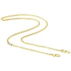 Crossbody Handbag Chain Strap Replacement - Gold Metal Buckles  43 3in Length