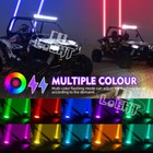 Laser Rgb Led Whip Light Whipless Chase Light Bar For Atv Utv Polaris Rzr Xp1000