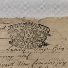 Antique Hand Written French Document Dated 1729 Beautiful Early Letter