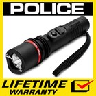 Police Stun Gun 305 High Voltage Rechargeable Led Flashlight Black