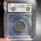 10 Pfennig Deutsches Reich From Germany 1917- Zinc Breakmint Icg Slab