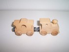 Maple Landmark Wooden No  1 Engine   Wood Caboose Fits Brio Thomas Train Track