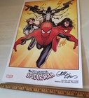 Greg Land Signed Marvel Comics Art Print Spiderman Spider Woman Venom Spidergirl