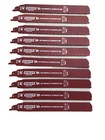 Diablo 9  Sawzal Reciprocating Saw Blades 14 18 Tpi Metal Auto Dismantling 10pc