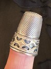Antique Late Victorian Era Sterling Silver Thimble American Perhaps Stern Bros 