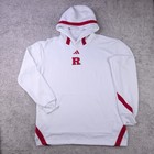 Rutgers Basketball Warmup Hoodie Pants Set Men Large Adidas Team Issued Tearaway