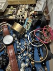 Antique Vintage Junk Drawer Jewelry Lot Estate Sale Find Lot G-30