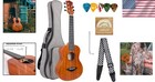 Solid Mahogany 5 String Tenor Ukulele Bundle   -