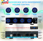 4 Channel Pro Wireless Microphone System For Karaoke   Church Events