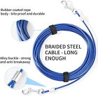 Dog Tie Out Cable 50 Feet  Tie Out Cable For Dogs Heavy Duty Up To 165 Lbs  Dog