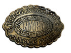 Vintage Belt Buckle New York Police Department Finest Tiffany Studio