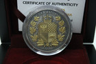 2019 Germania 5 Mark Allegories Antique And Gold Finish Silver Coin Box W coa