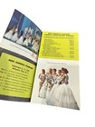 1957 Miss America Pageant Booklet Pamphlet  Atlantic City Tickets  Swimsuit Vtg