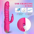Thrusting Rotating Rabbit Vibrator Dildo G Spot Clit Massager Sex Toys For Women