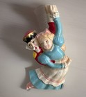 Vtg Nutcracker Ballet Clara   Prince Christmas Stocking Holder Midwest Of Cannon