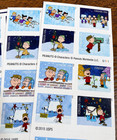 Us Forever Stamps - Charlie Brown  s Christmas - 5 Sheets Of 20  100 Pcs