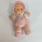 Puffalump Fisher Price Baby Doll W rattle Pink 1994 Vintage Soft Body Plush