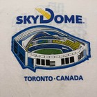 Vintage 1989 Skydome Toronto Canada Stadium Graphic Souvenir T-shirt - Large