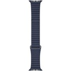 Genuine Apple 44mm 45mm 46mm Leather Loop Watch Band Strap Large - Diver Blue