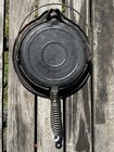 Vtg  Wards Cast Iron Waffle Iron Montgomery Ward Pat   d Sept  15  1925 Complete