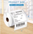 1000-4x6 Thermal Shipping Labels 4 Rolls Of 250  Compatible Munbyn roll zebra