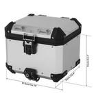 Top Case Rear Tail Luggage Box For Bmw R1200gs R1260gs F850gs F900gs Adventure